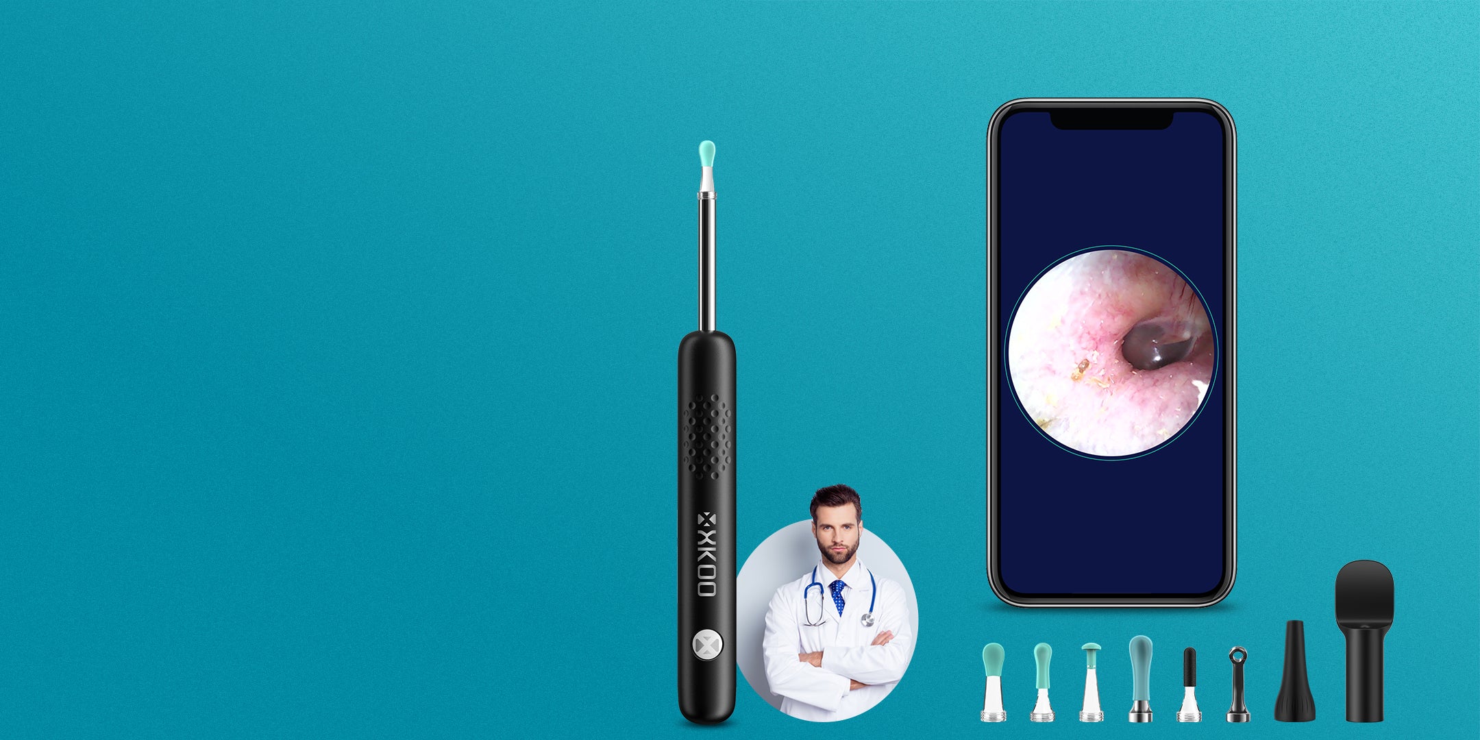 Ear Wax Cleaner Tool & Earwax Removal Kit XKOO Official Store